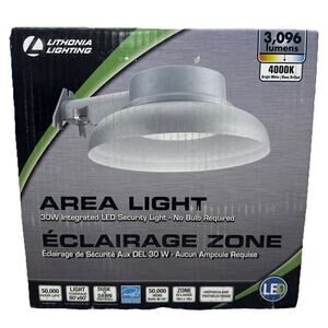 LITHONIA AREA LIGHT TDD LED P1 40K 120 PE DNA 30W Integrated LED Security L18